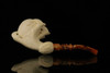 srv - Eagle's Claw Block Meerschaum Pipe with fitted case M2395