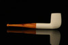 srv - Lattice Billiard Block Meerschaum Pipe with fitted case M2420