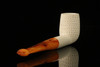 srv - Lattice Billiard Block Meerschaum Pipe with fitted case M2420