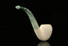 srv - Acorn Block Meerschaum Pipe with fitted case M2425