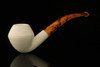 srv - Rhodesian Block Meerschaum Pipe with fitted case M2427