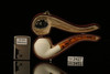 srv - Rhodesian Block Meerschaum Pipe with fitted case M2427