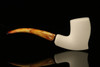 srv - Freehand Block Meerschaum Pipe with fitted case M2430