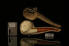srv - Big Chief Block Meerschaum Pipe with fitted case M2467