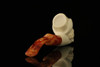 srv - Clown Block Meerschaum Pipe with fitted case M2468