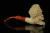 srv - Viking Block Meerschaum Pipe with fitted case M2471