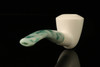 srv - Tomahawk Block Meerschaum Pipe with fitted case M2483