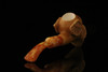 srv - Angel Skull Block Meerschaum Pipe with fitted case M2487