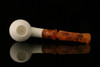 srv - Apple Block Meerschaum Pipe with fitted case M2488