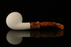 srv - Apple Block Meerschaum Pipe with fitted case M2488