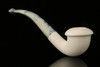 srv - Calabash Block Meerschaum Pipe with fitted case M2490