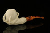srv - Eagle's Claw Block Meerschaum Pipe with fitted case M2499