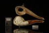 srv - Eagle's Claw Block Meerschaum Pipe with fitted case M2499