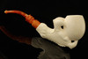 srv - Eagle's Claw Block Meerschaum Pipe with custom case 15213