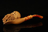 srv - Cthulhu Skull Meerschaum Pipe with fitted case 15214