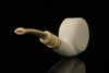 srv - Dot Block Meerschaum Pipe with fitted case M2511