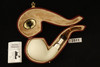 IMP Meerschaum Pipe - New Yorker - Hand Carved with fitted case i2511