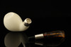 IMP Meerschaum Pipe - New Yorker - Hand Carved with fitted case i2511