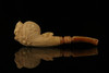 Autograph Series Hunting Dog Block Meerschaum Pipe with fitted case M2541