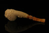 Autograph Series Hunting Dog Block Meerschaum Pipe with fitted case M2541