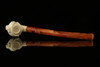 srv - Pirate Churchwarden Dual Stem Meerschaum Pipe with fitted case M2548