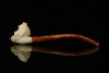 srv - Pirate Churchwarden Dual Stem Meerschaum Pipe with fitted case M2548