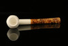 srv - Hexagon Straight Block Meerschaum Pipe with fitted case M2564