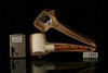 srv - Poker Block Meerschaum Pipe with fitted case M2565