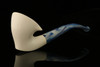 srv - Ocean Weave Block Meerschaum Pipe with fitted case M2575
