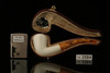 srv - Octagon Block Meerschaum Pipe with fitted case M2584