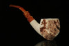 srv - Natural Raw Block Meerschaum Pipe with fitted case M2586
