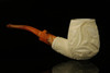 srv - Autograph Series U.S Air Force USAF Block Meerschaum Pipe with custom case M2587