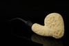 srv Premium - Carved Tomahawk Block Meerschaum Pipe with fitted case 15232