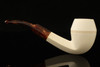 srv  -  Bulldog 9 mm. Filter Block Meerschaum Pipe with fitted case 15237