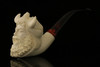 srv - Cheering Viking Block Meerschaum Pipe with fitted case M2615