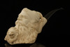 srv - Giant Old Man Smoking a Lion Meerschaum Pipe with fitted case 15254