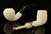 IMP Meerschaum Pipe - 2-Pipe Set - Hand Carved with chest case i2518