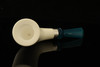 IMP Meerschaum Pipe - Horn - Hand Carved with fitted case i2519