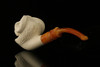 srv - Ram Block Meerschaum Pipe with custom case M2628