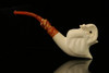 srv - Elephant Block Meerschaum Pipe with custom case M2629