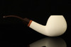 F. Baki - Apple Meerschaum Pipe Carved by Fikri Baki - 9 mm Filter with case 15260