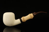 F. Baki - Bamboo Meerschaum Pipe Carved by Fikri Baki - with case 15263