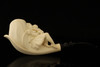 Famous Mother and Baby Meerschaum Pipe carved by Master Carver S. Yanik 15266