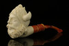 srv - Viking Block Meerschaum Pipe with fitted case M2666