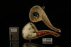 srv - Viking Block Meerschaum Pipe with fitted case M2666