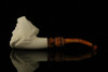 srv - Pirate Block Meerschaum Pipe with fitted case M2667