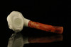 srv - Pirate Block Meerschaum Pipe with fitted case M2668
