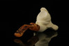 srv - Self-Sitter Sultan Block Meerschaum Pipe with fitted case M2669