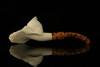 srv - Self-Sitter Sultan Block Meerschaum Pipe with fitted case M2669