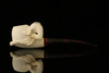 srv - Horse by R. Karaca Block Meerschaum Pipe with fitted case M2680